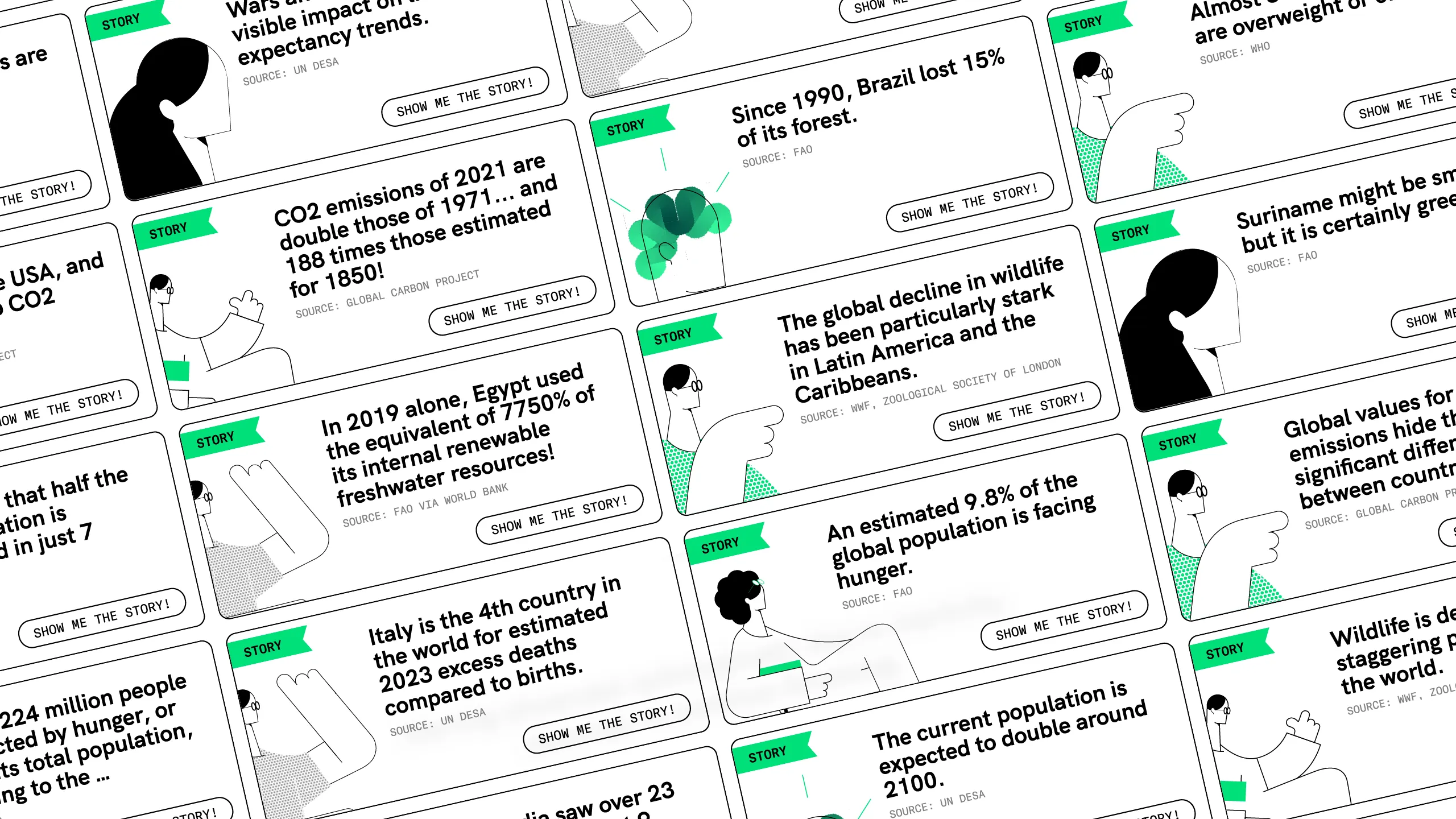 Stories save from overload